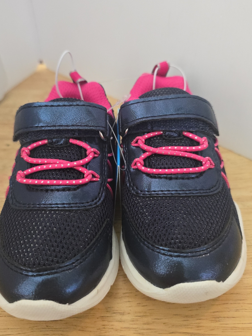 Stride Rite Mighty 3060 Navy and Pink Toddler Athletic Sneakers